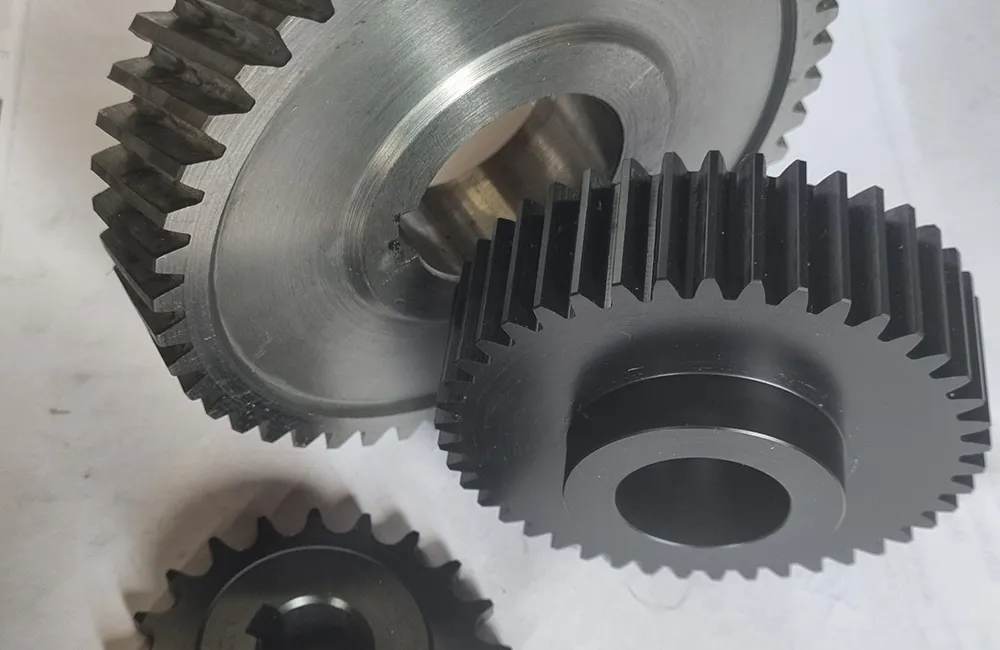 Zahnräder in verschiedenen Größen